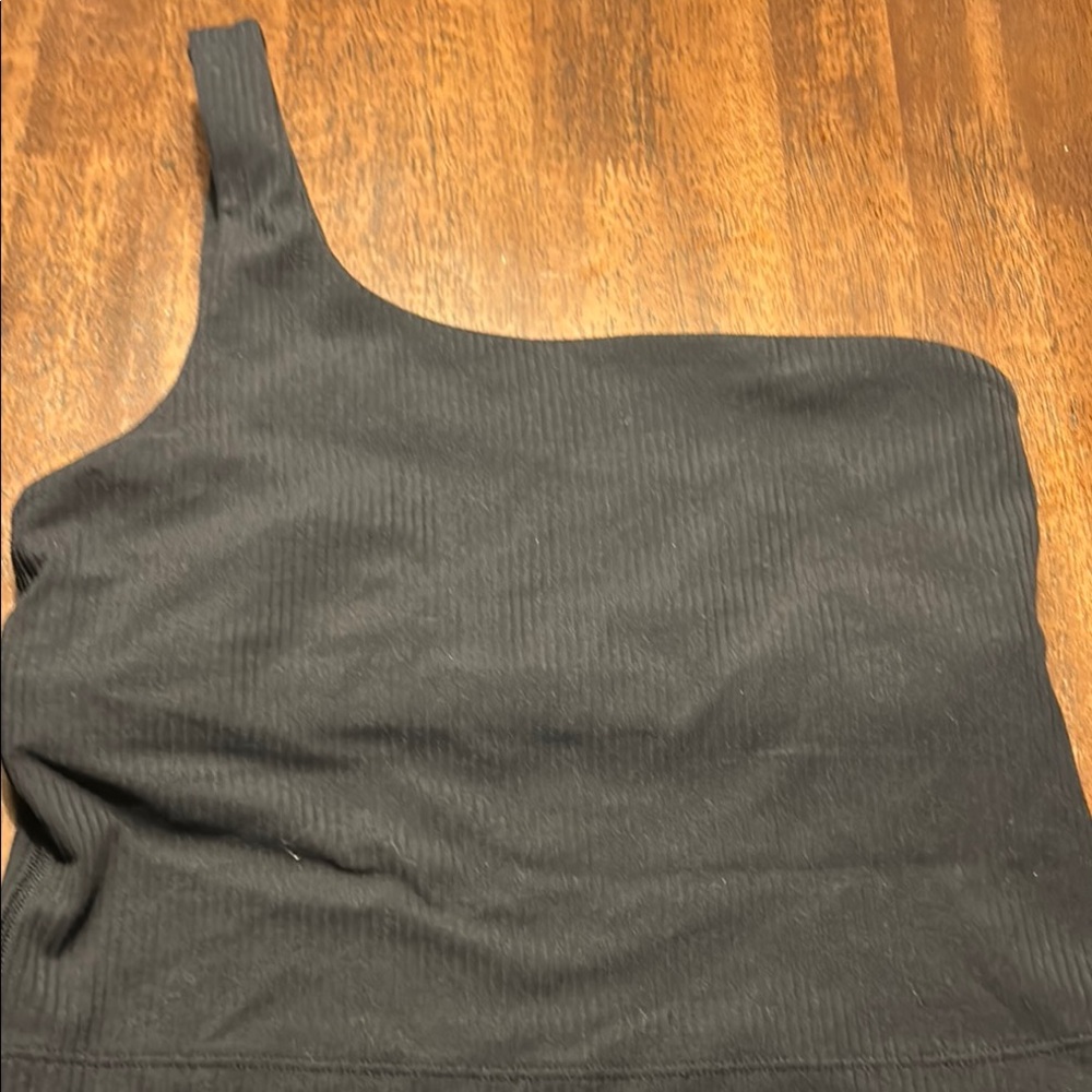 Lululemon Black One-Shoulder Top